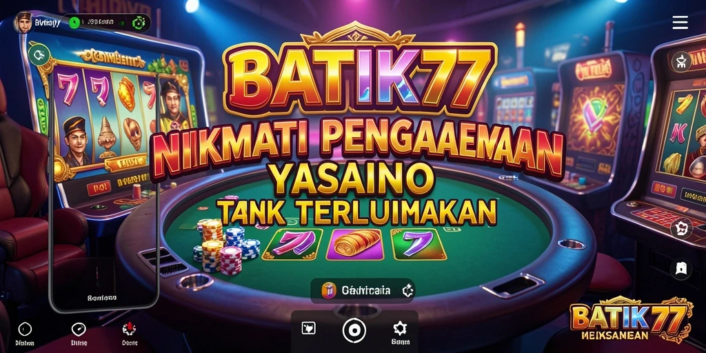 Screenshot gameplay BATIK77 menampilkan suasana kasino yang menegangkan dan grafis yang memukau.