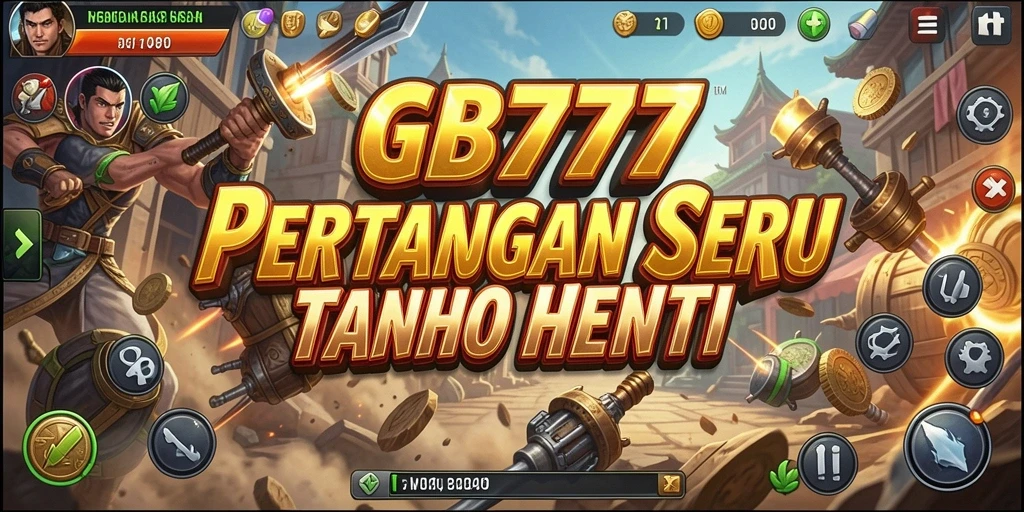 Tampilan pertarungan seru dalam GB777 dengan karakter yang beraksi.