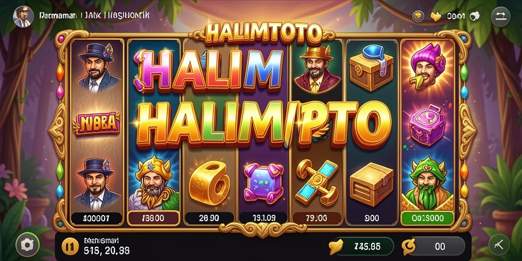 Tampilan screenshot HALIMTOTO menampilkan gameplay Slot yang seru dan mengasyikkan.