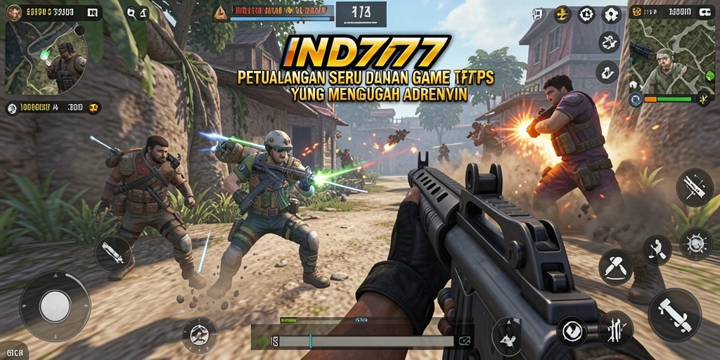 Screenshot gameplay IND777 menampilkan aksi pertempuran yang mendebarkan.