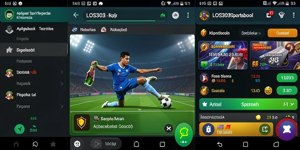 Tampilan gameplay Sportsbook yang menarik dan interaktif di LOS303.