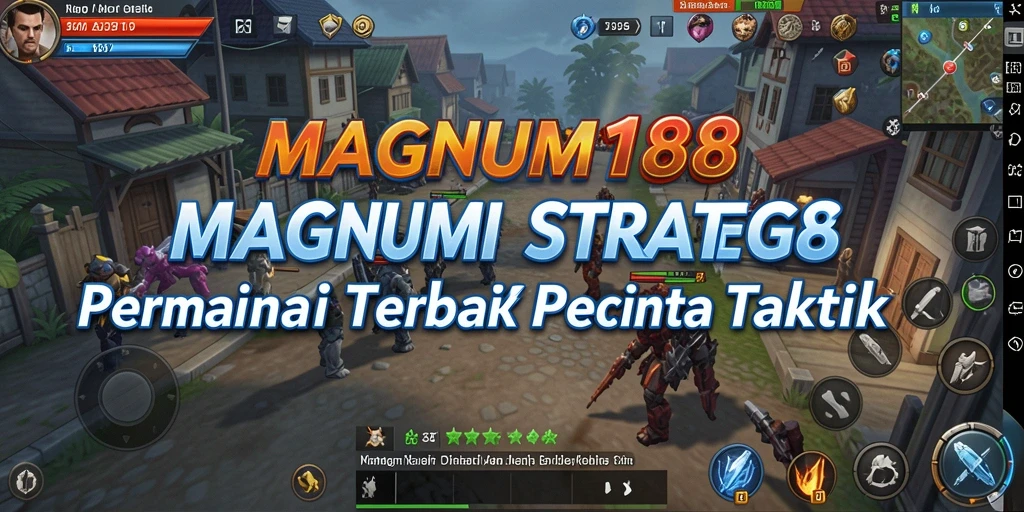 Tangkapan layar utama MAGNUM188 menampilkan pertempuran strategis yang mendebarkan.