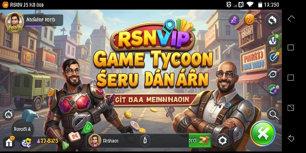 Tampilan gameplay <strong>RSNVIP</strong> yang menarik dan penuh strategi Tycoon.